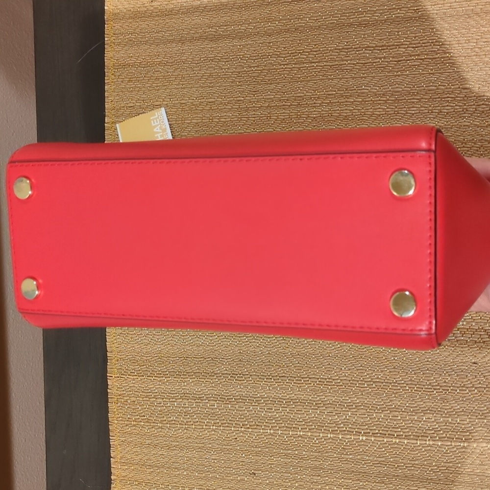 MICHAEL Michael Kors Red Top-Handle Satchel - Picture 4 of 9